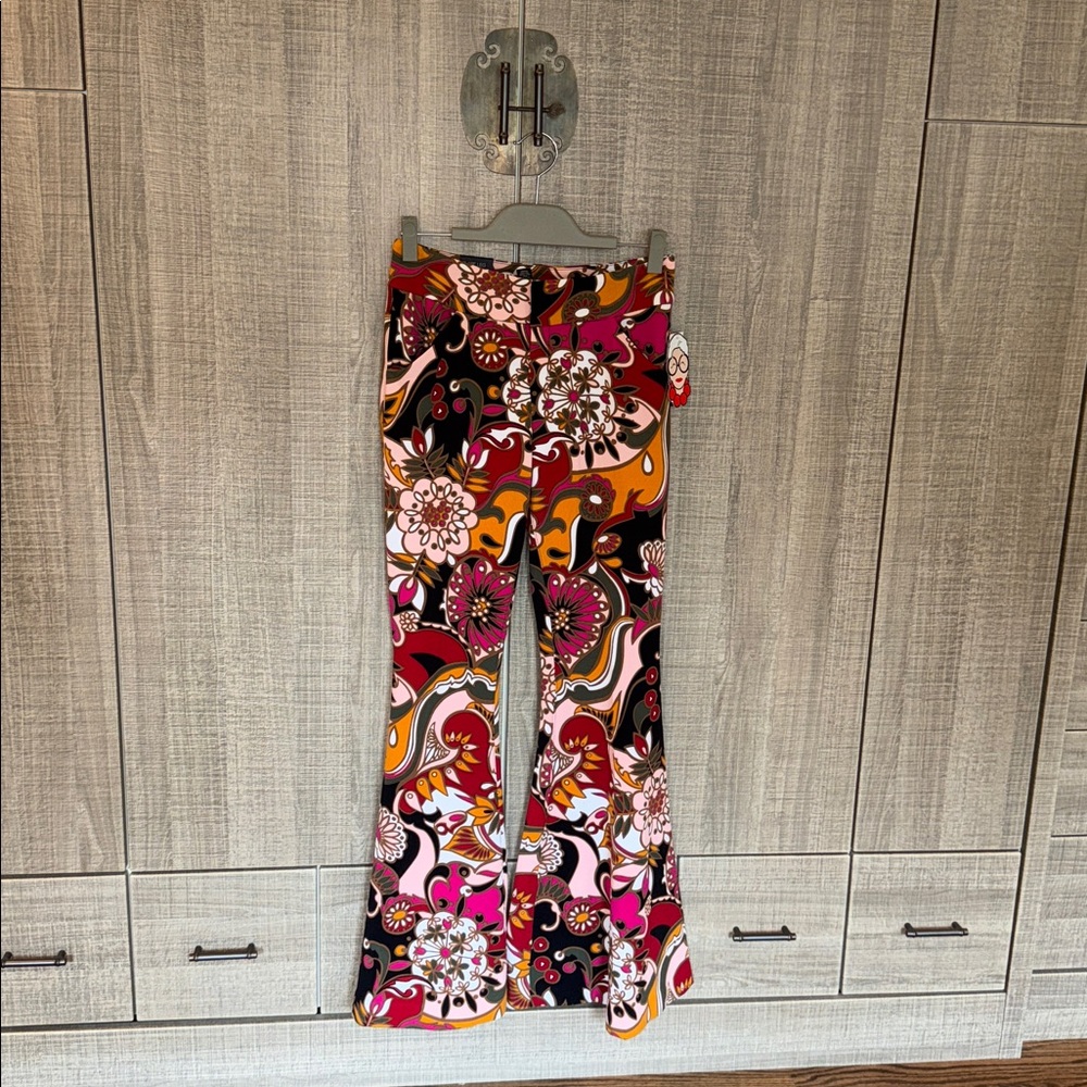 International Concepts I.N.C. Floral-Print Flared Pants